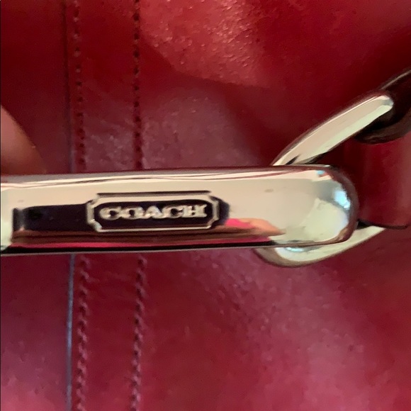 Red Coach Bag - Picture 2 of 7